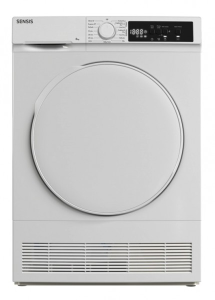 Sensis TDCF018BW 8kg Condenser Dryer