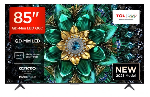 TCL 85Q6C-UK 85" 4K QD-Mini LED UHD Smart Google TV Launceston Cornwall Devon Callington Tavistock Liskeard Yelverton Camelford Wadebridge Okehampton Bude Holsworthy near me local cheap
