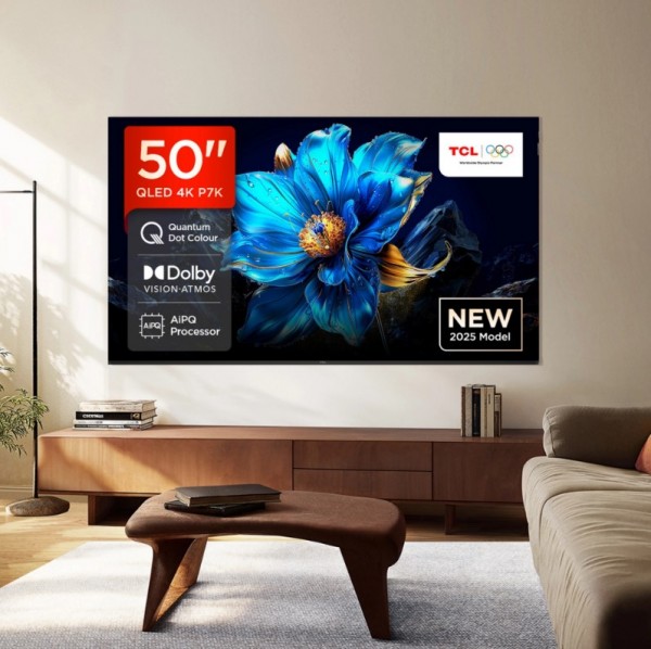 TCL 50P7K-UK 50" 4K QLED Direct LED HDR Google TV Launceston Cornwall Devon Callington Tavistock Liskeard Yelverton Camelford Wadebridge Okehampton Bude Holsworthy near me local cheap