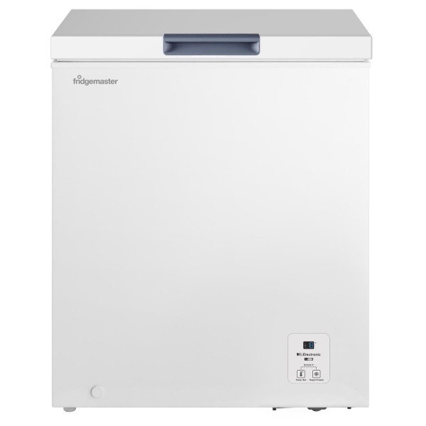 Fridgemaster MCF142E 142 Litre Chest Freezer White Launceston Cornwall Devon Callington Tavistock Liskeard Yelverton Camelford Wadebridge Okehampton Bude Holsworthy near me local cheap