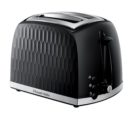 Russell Hobbs 26061 Honeycomb 2 Slice Black Toaster Launceston Cornwall Devon Callington Tavistock Liskeard Yelverton Camelford Wadebridge Okehampton Bude Holsworthy near me local cheap