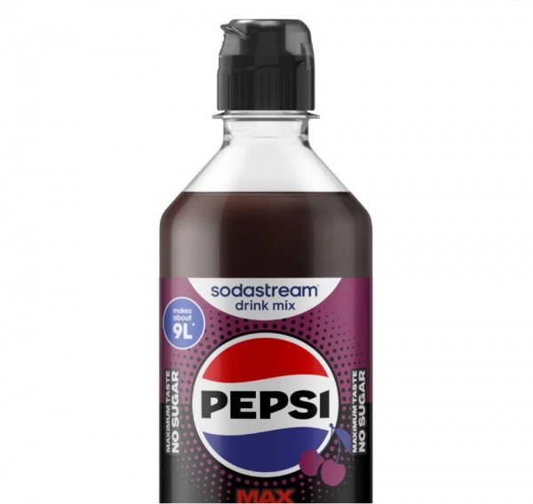 Sodastream Pepsi MAX® Cherry Sugar Free Syrup Drink Mix 440ml Launceston Cornwall Devon Callington Tavistock Liskeard Yelverton Camelford Wadebridge Okehampton Bude Holsworthy near me local cheap