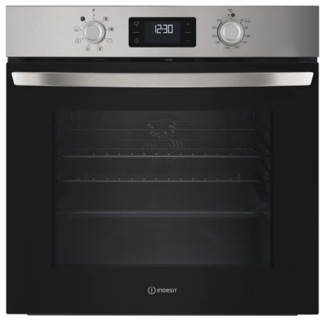 Indesit IO 253 X UK - Stainless Steel Single Oven - 66L - A Energy