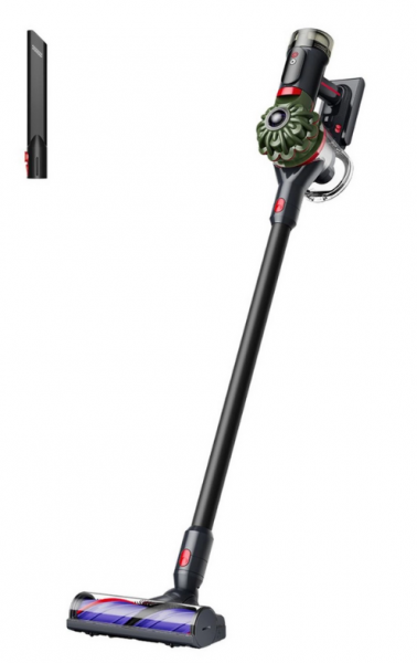 Dyson V8CYCLONENEW Cordless Vacuum - 60 Minutes Run Time - Black/Green