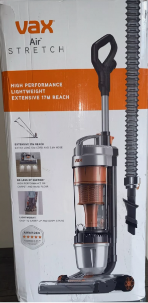 VAX U85-AS-Be Upright Corded Bagless Vacuum - Orange/Grey