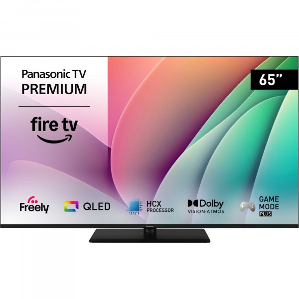 Panasonic TV65W80AEY 4K 65&quot; QLed Tv with Fire Tv - Free 5 Year Warranty* + 50% Off SCHTB258 Soundbar