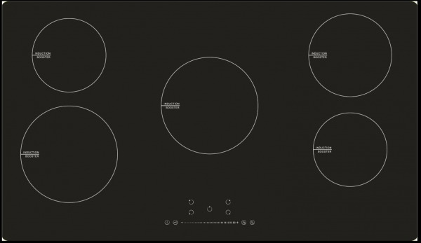 CATA UBIND90F 90cm 5 x Boost Induction Hob Black