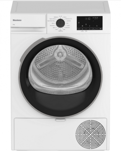 Blomberg LTA18321W 8kg Heat Pump Tumble Dryer DryGuard - White - Free 5 Year Warranty*