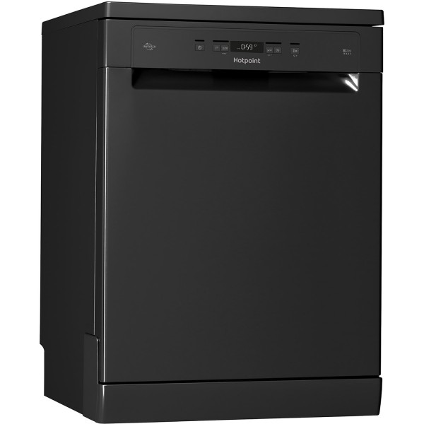 Hotpoint HFC3C26WCBUK Extra Freestanding Dishwasher - ActiveDry Black