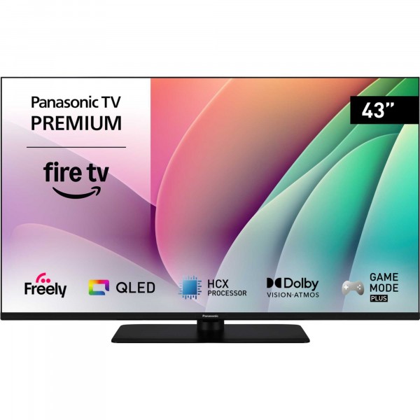 Panasonic TV43W80AEY 43&quot; QLed Tv with Fire Tv - Free 5 Year Warranty* + 50% Off SCHTB258 Soundbar