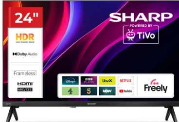 Sharp 1T-C24HE2245KB HDR TV - Black - 3 Year Warranty*