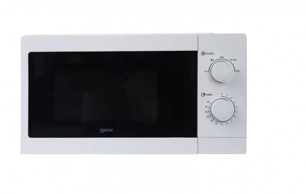 IGENIX IGMS08080W Compact Solo Microwave - White
