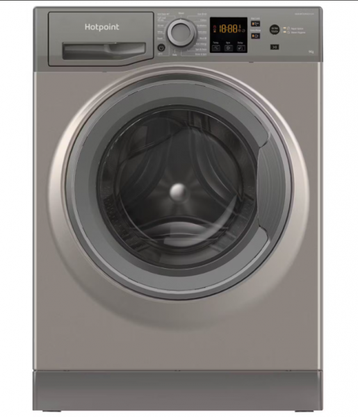 Hotpoint NSWF946GGUK 9kg 1400 Spin Washing Machine in Graphite