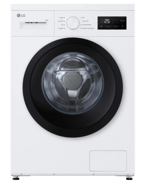 LG F4A10S8NWK 8kg 1400 Spin Washing Machine - White - 2 Year Guarantee*