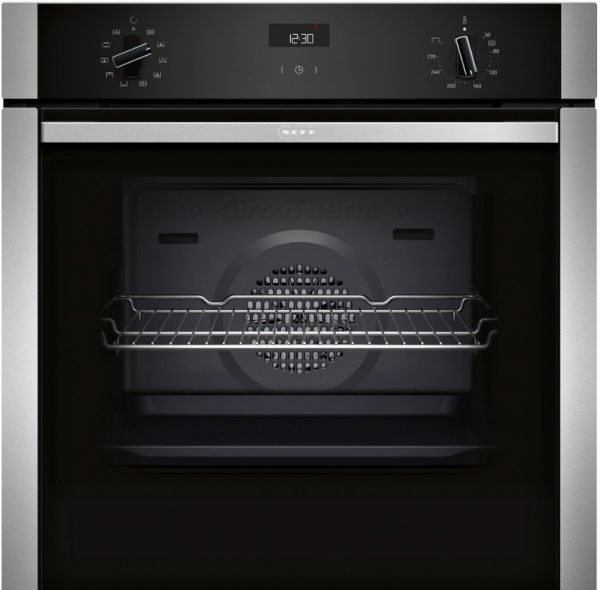 Neff B3ACE4AN3B 59.4cm Built In Electric Single Oven - Stainless Steel - 2 Year Warranty*