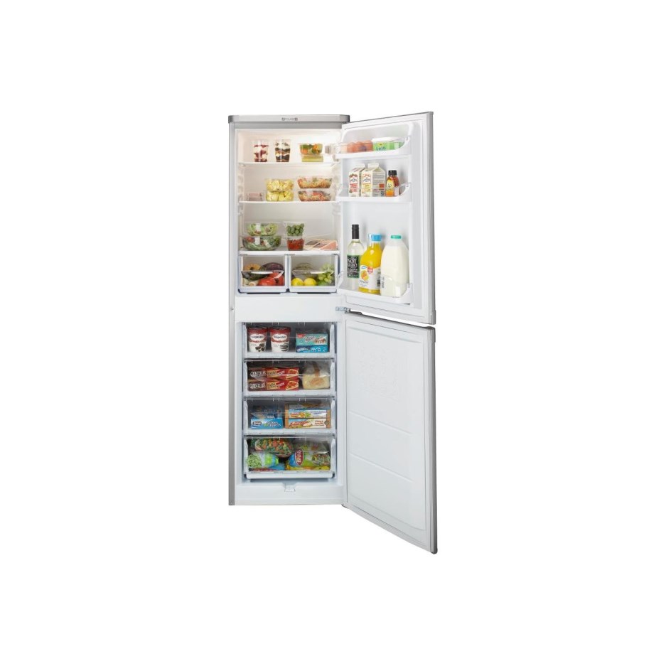 INDESIT IBD5517SUK1 174x55cm 234L Freestanding Fridge Freezer Silver