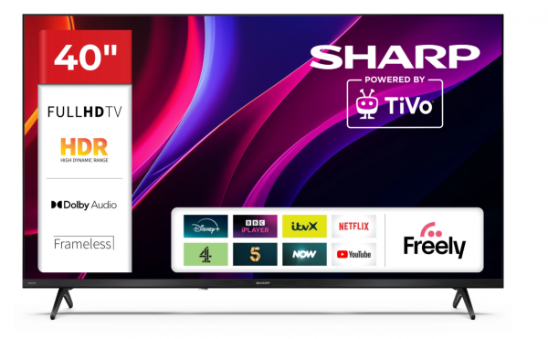 Sharp 40" Led TV 2T-C40HE2245KB - Free 3 Year Guarantee*