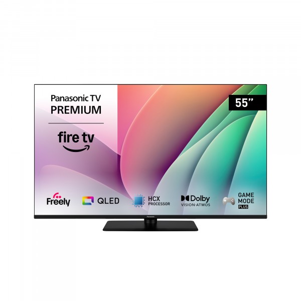 Panasonic TV55W80AEY 4K QLed Tv with Fire Tv - Free 5 Year Warranty* + 50% Off SCHTB258 Soundbar