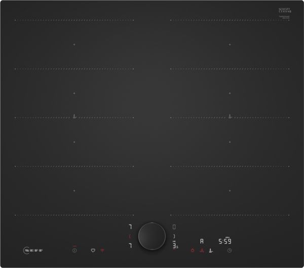 Neff induction hob T66NUX4A0 matt black glass
