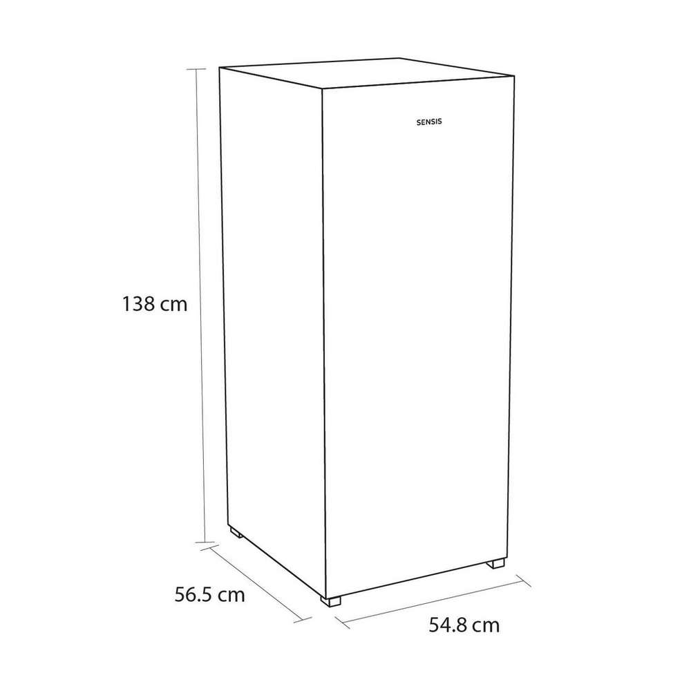 Sensis RFTLF01Z54EW 54.8cm Low Frost Tall Freezer - 3 Year