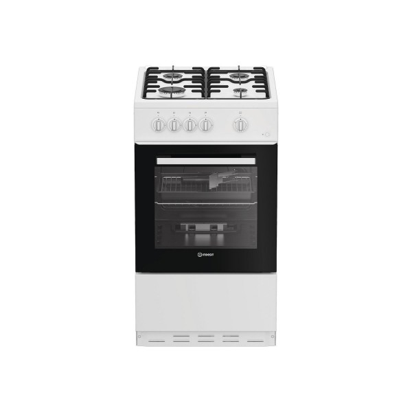 Indesit I5G1KMW Gas Cooker White