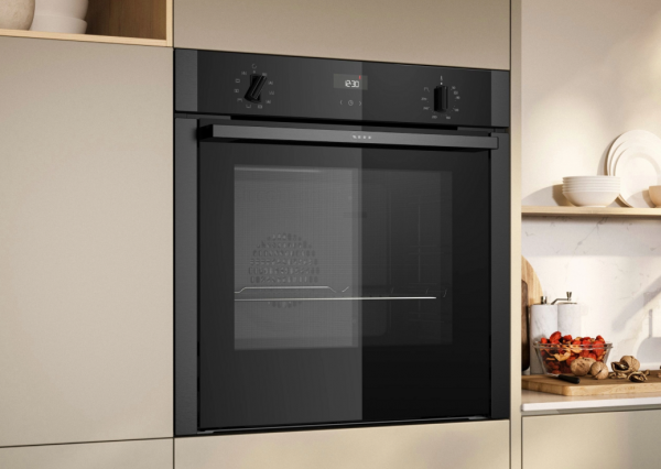 Neff B3ACE4AG3B 59.4cm Built In Electric Single Oven - Graphite Grey