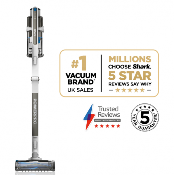 Shark IZ380UKT PowerPro Pet Cordless Stick Cleaner - 50 Minutes Run Time Free 5 Year Warranty*