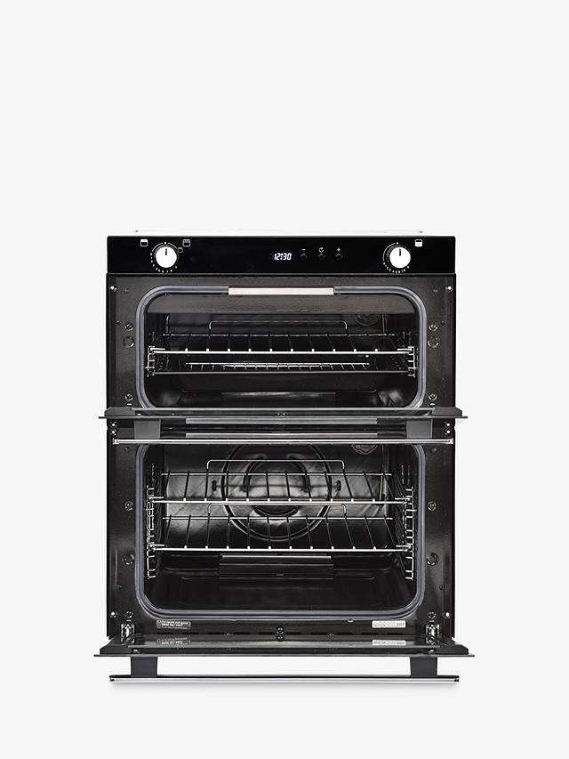 Belling BI702G Black Built Under Double Gas Oven with Electric Grill