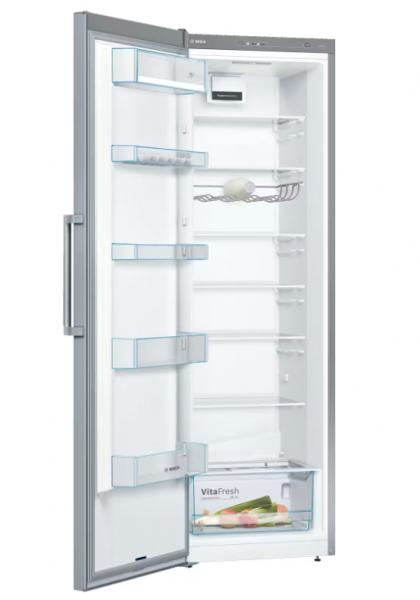 Bosch KSV36VLEP Series 4 186cm High Fridge in Stainless Steel Look 60cm Wide - Free 5 Year Warranty*