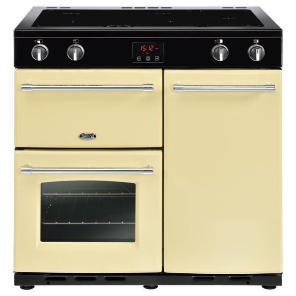 BELLING 90EI 90CM INDUCTION RANGE CREAM OR BLACK