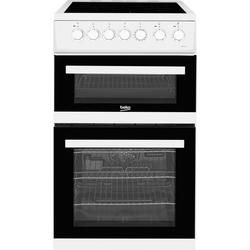 BEKO EDVC503W 50CM CERAMIC DOUBLE OVEN WHITE
