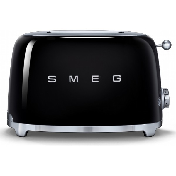 Smeg TSF01BLUK Black 2 Slice toaster