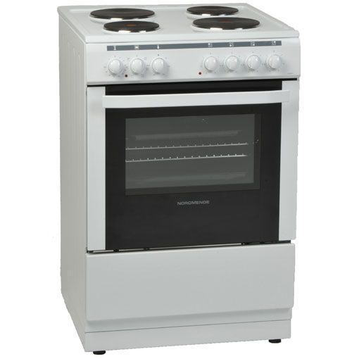 NORDMENDE CSE63W 60CM SOLID PLATE COOKER