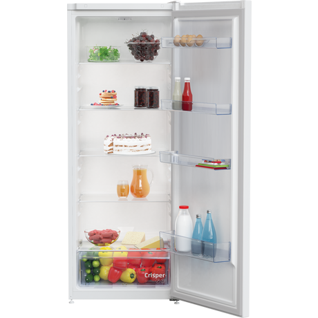 Beko LSG4545S Tall Larder Fridge Silver 55cm