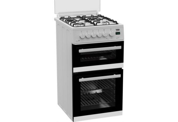 Beko EDG507w 50cm Double Oven Gas (lpg convertable)