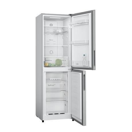 Bosch KGN27NLEAG 55cm Frost Free Fridge Freezer Silver
