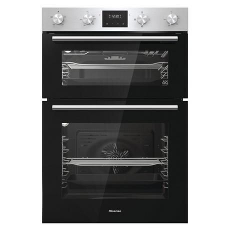 Hisense BID95211XUK 90cm Built Up Double Oven Stainless Steel