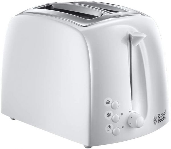 RUSSELL HOBS 21640 2 SLICE TOASTER WHITE