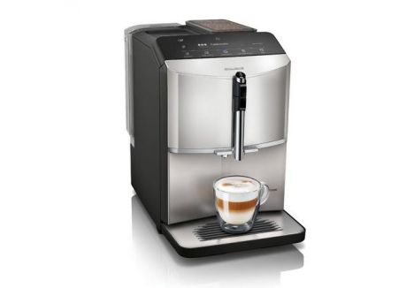 Siemens TF303G07 Bean to Cup Fully Automatic Freestanding Coffee Machine - Inox Silver Metallic