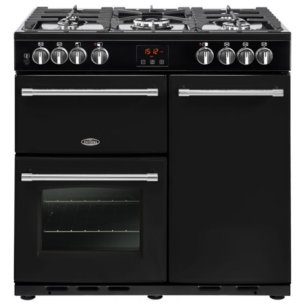 BELLING FARMHOUSE 90DFT-K 90CM DUAL FUEL RANGE BLACK