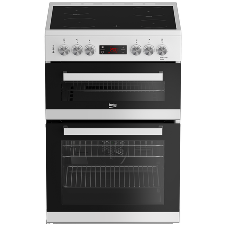 BEKO EDC634W 60CM DOUBLE OVEN WHITE