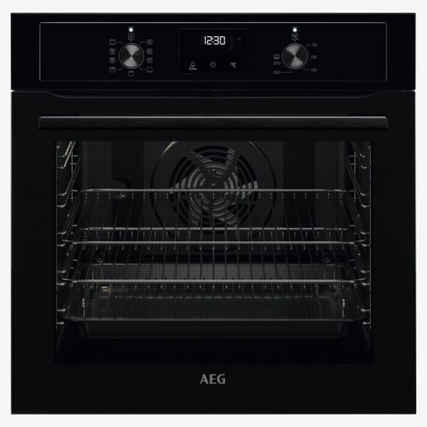 AEG Bex335011b Multi Function Single Oven Black