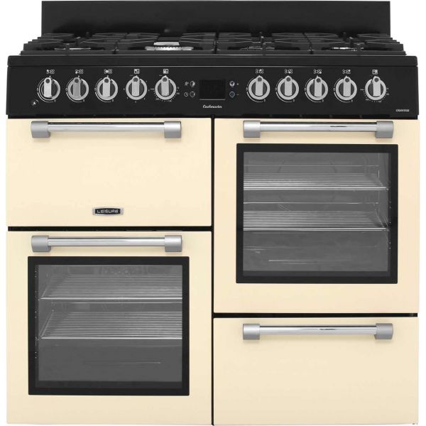 LEISURE CK100F232 CREAM 100CM DUAL FUEL RANGE