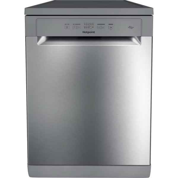 Hotpoint H2FHK626XUK Freestanding Dishwasher 14 Place Setting Inox Steel