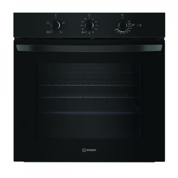 Indesit IO232HBUK Built in Black Single oven