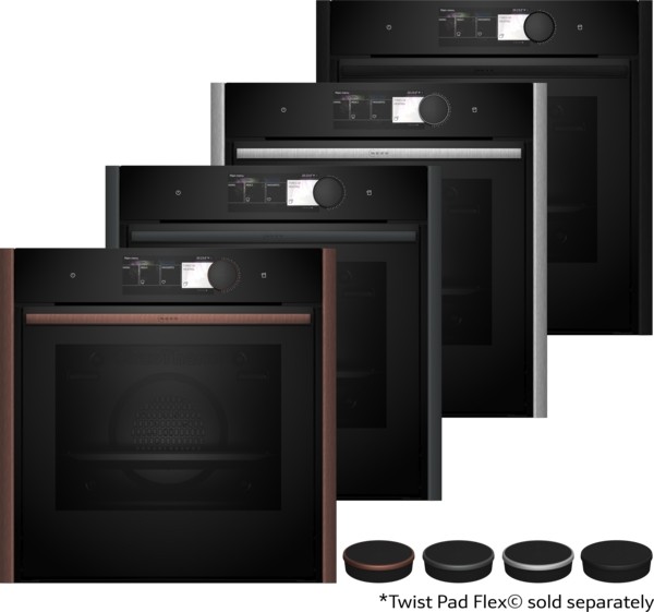 Neff B69VY7MY0 Single Built in oven in Flex Design &amp; Steam