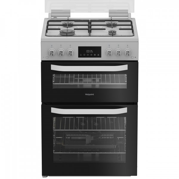 Hotpoint HDG6GDCW 60cm Double Cooker