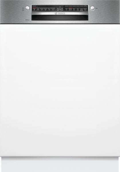Bosch SMI2HTS06G Semi-Integrated Dishwasher in Brushed Steel