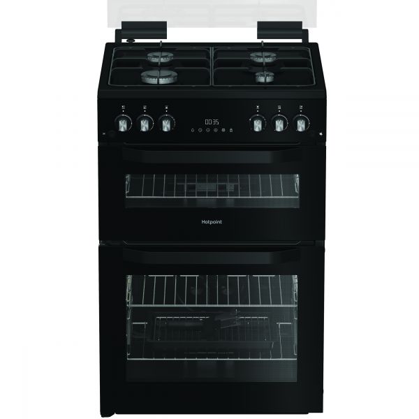 Hotpoint HDG6GDCB1 60cm Double Cooker