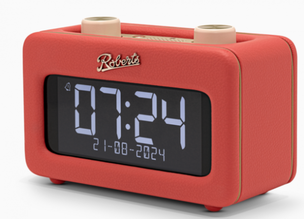 Roberts Rest Clock/Radio in Classic Red